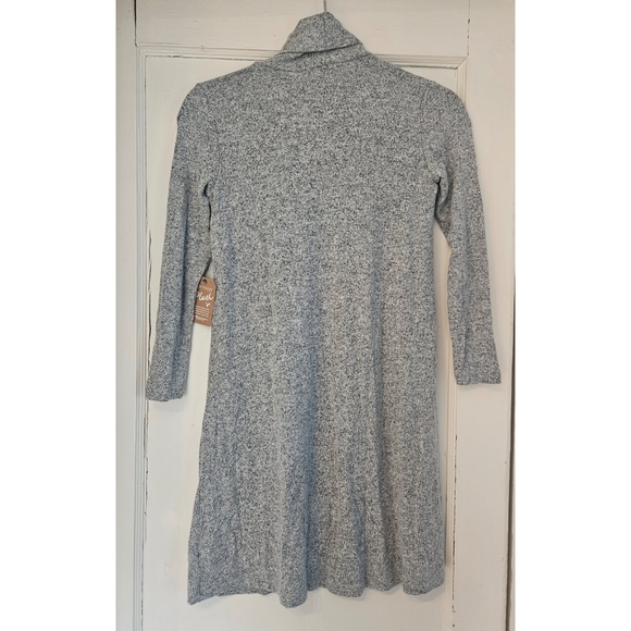 AMERICAN EAGLE Soft n Sexy Plush Grey Turtleneck Sweater Dress XXS NWT AE - Picture 6 of 8